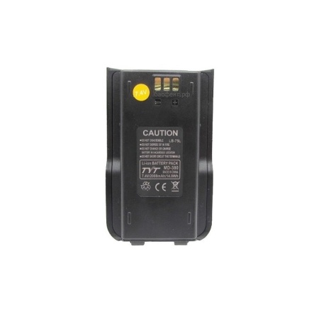 Аккумулятор для рации TYT MD-UV380 2000 мАч Черный