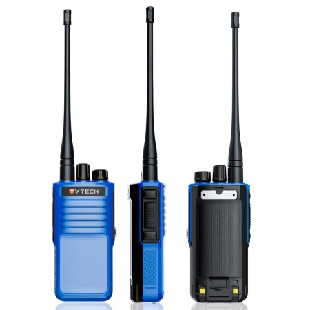 Взрывозащищенная рация TYTech TD-5608, ATEX Ex, AES-256, 10W, IP6X, 2450 мАч, UHF, синий