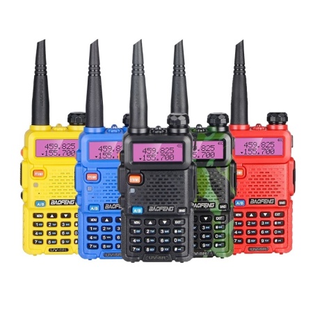 Рация Baofeng UV-5R, 8W, IP54, 1800 мАч, черный