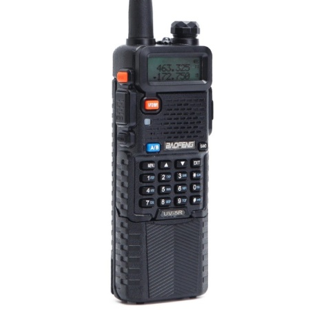Рация Baofeng UV-5R 8W с аккумулятором 3800 мАч, Цвет Черный