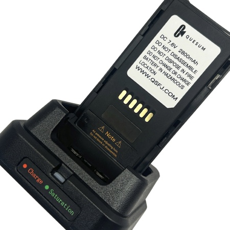Цифровая рация QUESUM MAX11 AES-256 5W IP68 2800 мАч GPS UHF Черный