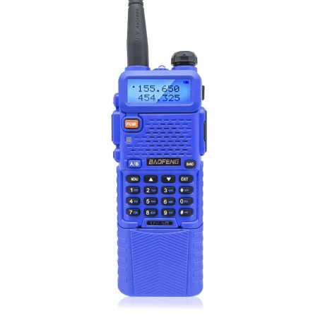 Рация Baofeng UV-5R с аккумулятором 3800 мАч, Цвет Синий