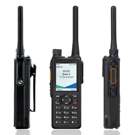 Цифровая рация Hytera HP785, AES-256, 5W, IP68, 2400 мАч, GPS, UHF, черный