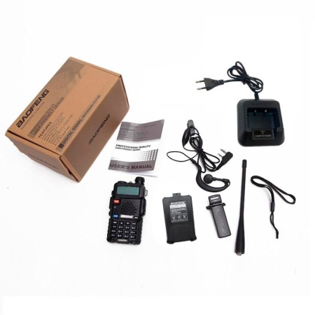 Рация Baofeng UV-5R с компактным аккумулятором 3800 мАч