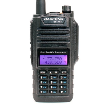Рация Baofeng BF-A58 5W IP67 1800 мАч Черный