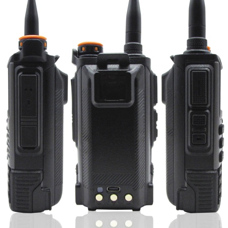 Рация Baofeng UV-K67 PRO, 8W, IP54, 2600 мАч, Type-C, черно-серый