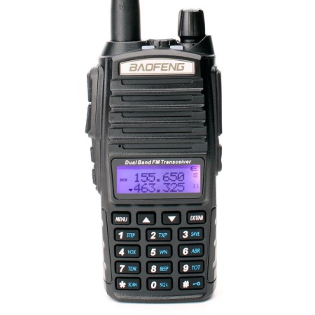 Рация Baofeng UV-82 5W, Цвет Черный 2800 мАч
