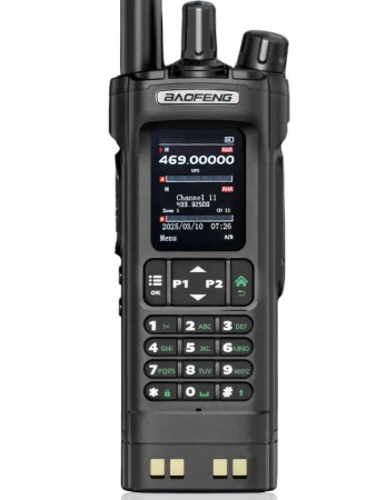 Цифровая рация Baofeng DM-32 DMR 10W AES256 GPS TYPE-C Черный