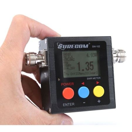 Измеритель мощности и КСВ SURECOM SW-102