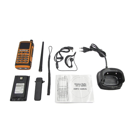 Рация Baofeng UV-17 Pro 5W IP54 1800 мАч Type-C Оранжевый