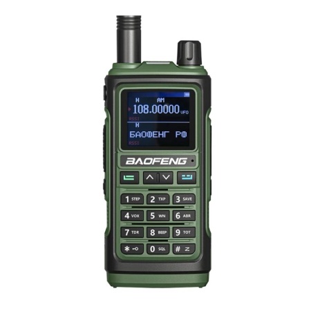 Рация Baofeng UV-17M, 5W, IP54, 1800 мАч, Type-C, зеленый