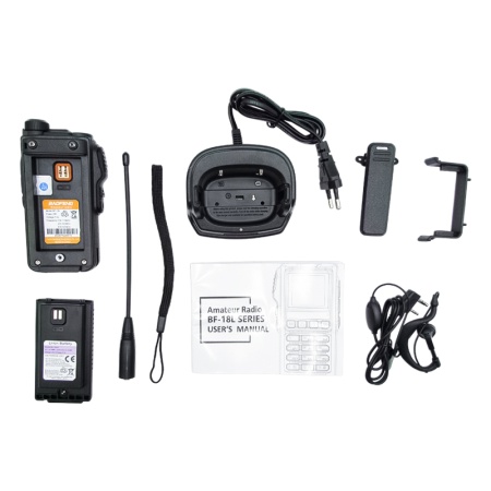 Рация Baofeng BF-18L Tri-Band 5W IP54 1800 мАч Type-C Черный