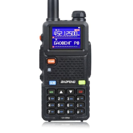 Рация Baofeng UV-5RM 8W IP54 2500 мАч Type-C Черный