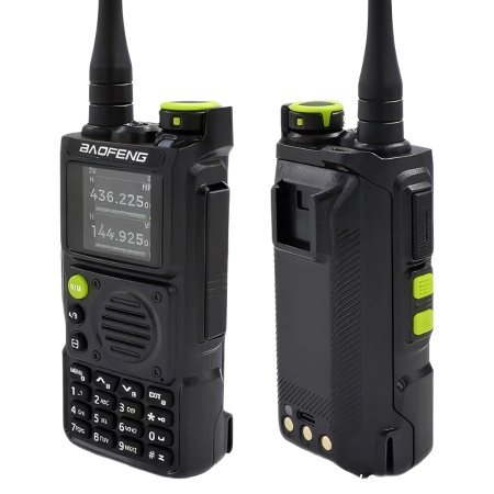 Рация Baofeng UV-K6 PRO, 8W, IP54, 2600 мАч, Type-C, черный